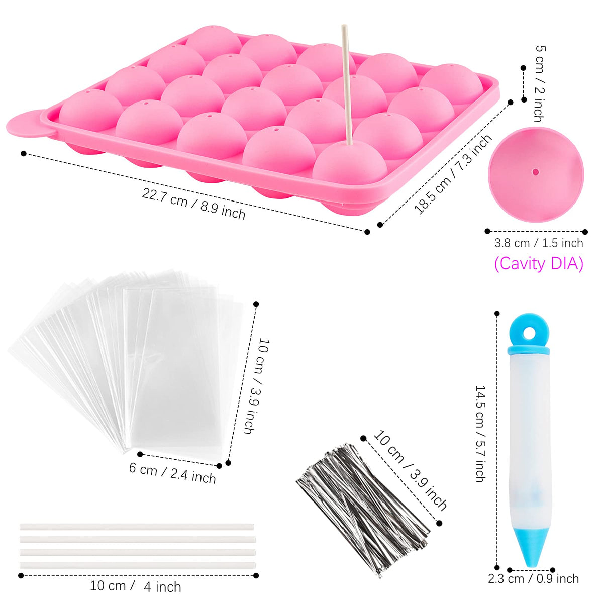 Ocmoiy decorating pen with four tips for creative decoration.