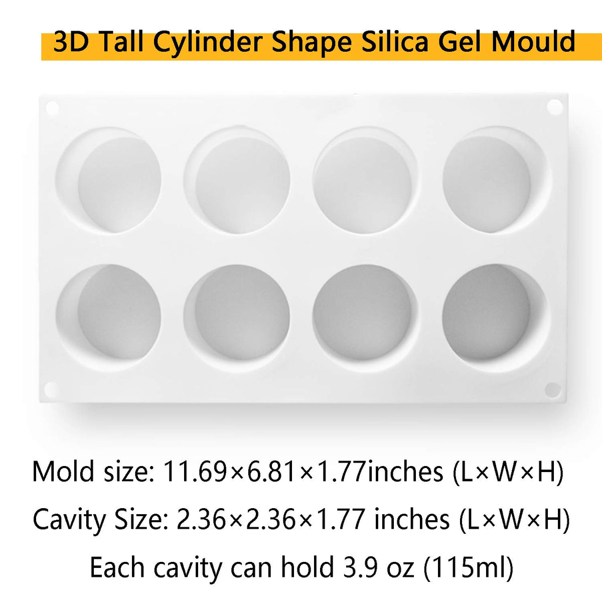 OCPO Kitchen 3D silicone baking mold ideal for brownies and pastries