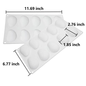 OCPO Kitchen mango silicone mold for chocolate and candy with smooth demolding.