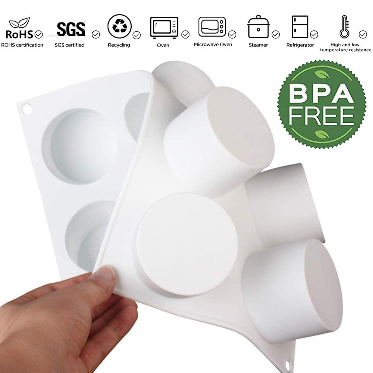 OCPO Kitchen silicone mold suitable for oven microwave and freezer use