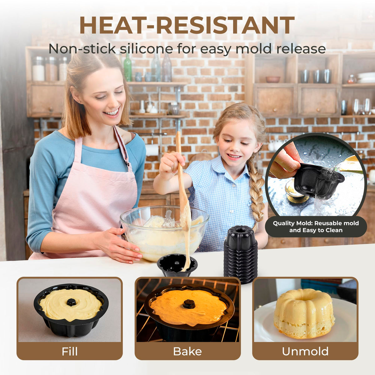 O'CREME mini flan mold in freezer-friendly setup highlights chill-and-set desserts