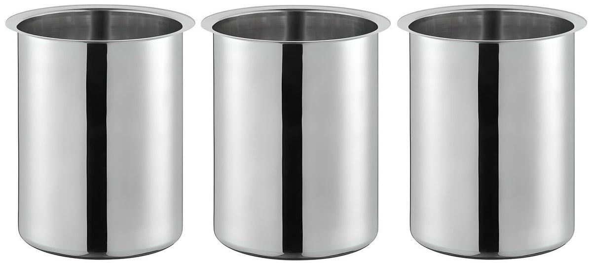 OCS Parts Bain Marie Pot 3-pack showcasing 1.25-quart capacity for sauces.