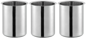 OCS Parts Bain Marie Pot 3-pack showcasing 1.25-quart capacity for sauces.