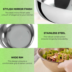 OCS Parts dishwasher-safe bowls simplify cleanup after sauces and mixes.
