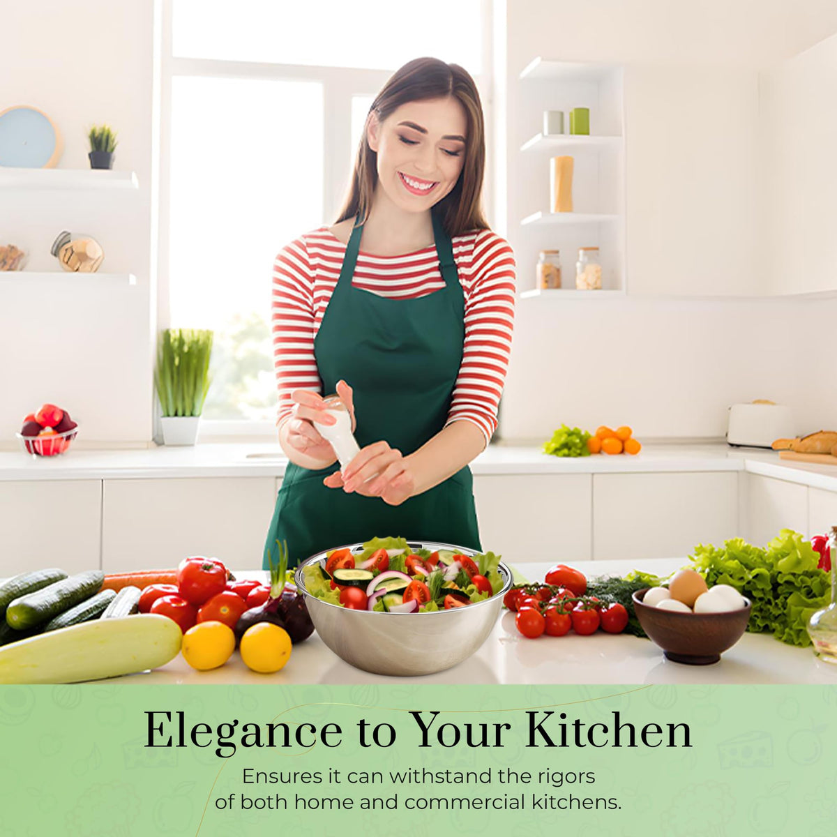 OCS Parts professional-grade kitchen bowls suitable for home and restaurant use