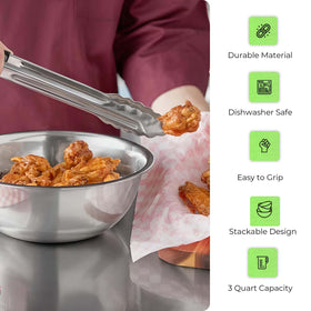 OCS Parts stackable bowls ideal for organized prep in busy kitchens.