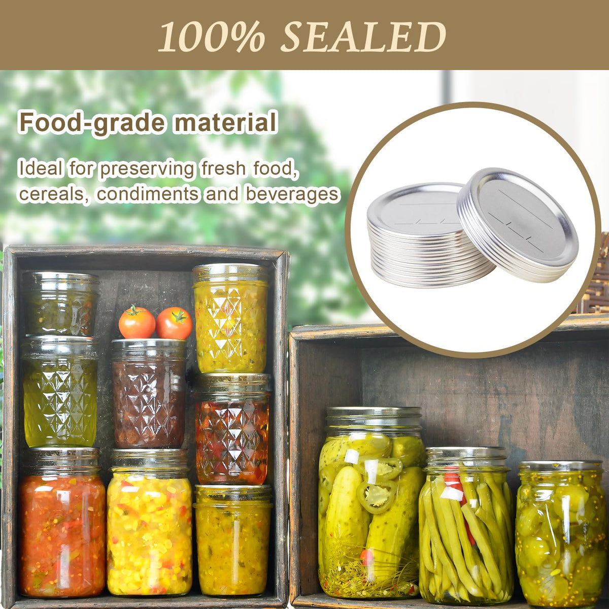 OCSOHO compatible with Ball and Kerr jars for reliable canning