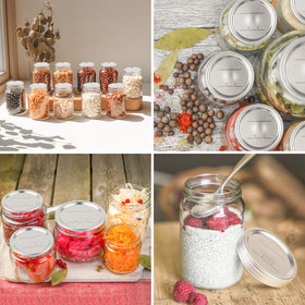 OCSOHO bulk pack supports pantry organization and seasonal canning
