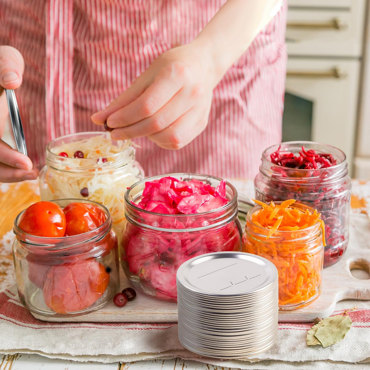 OCSOHO replacement lids for worn jar caps during meal prep
