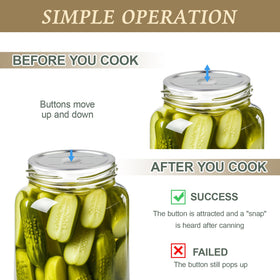 OCSOHO split-type metal lid with smooth edges for easy use
