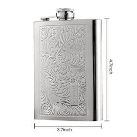 Octaville leakproof-lid flask keeps drinks secure during travel.