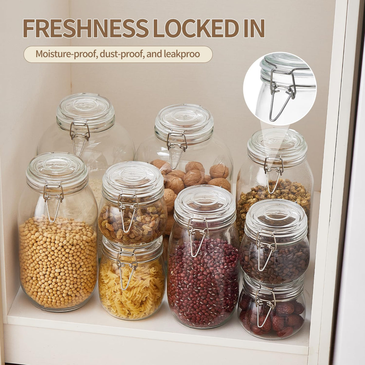 ODBCYWM jar suitable for pickling, jams, and sauces in the kitchen