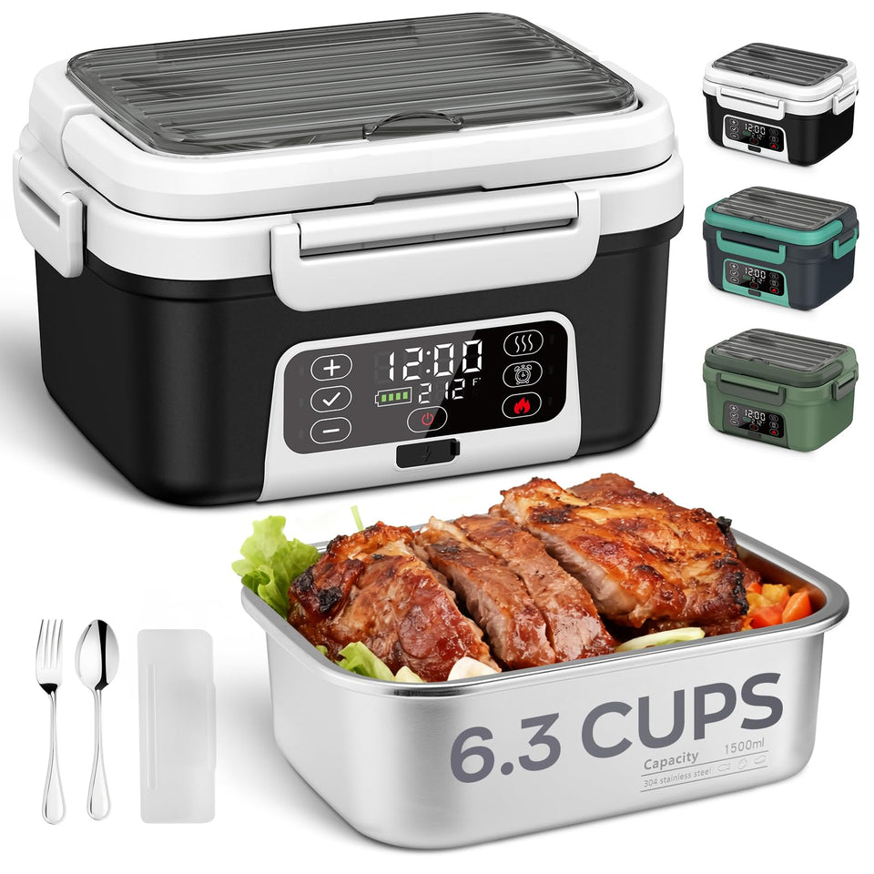 Odopok cordless lunch box front view for on-the-go meals