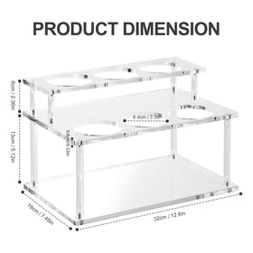 ODPEOZT clear acrylic rack highlights bottle labels for fast picking