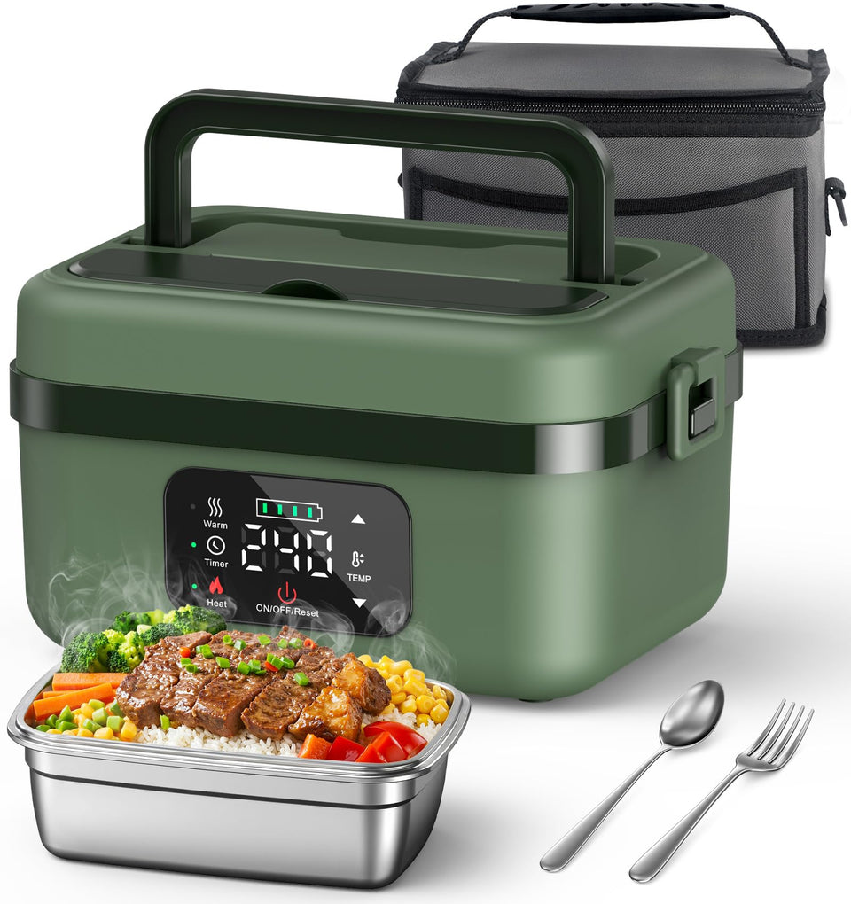 ODSD cordless lunch box front view for on-the-go meals at work.
