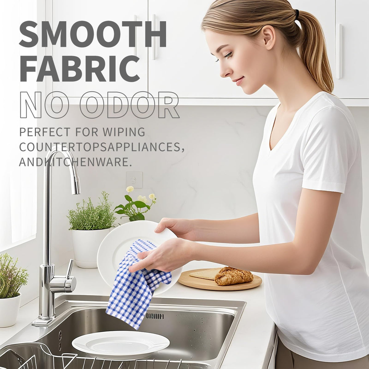 Oeleky dish towels are ideal for daily kitchen use and cleanup.