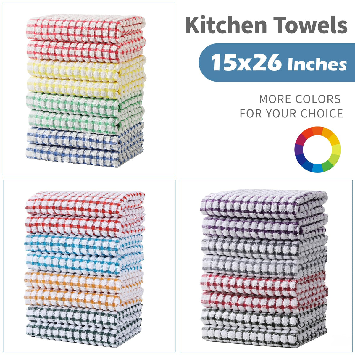 Oeleky dish towels drying dishes efficiently after meals.