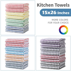 Oeleky dish towels drying dishes efficiently after meals.