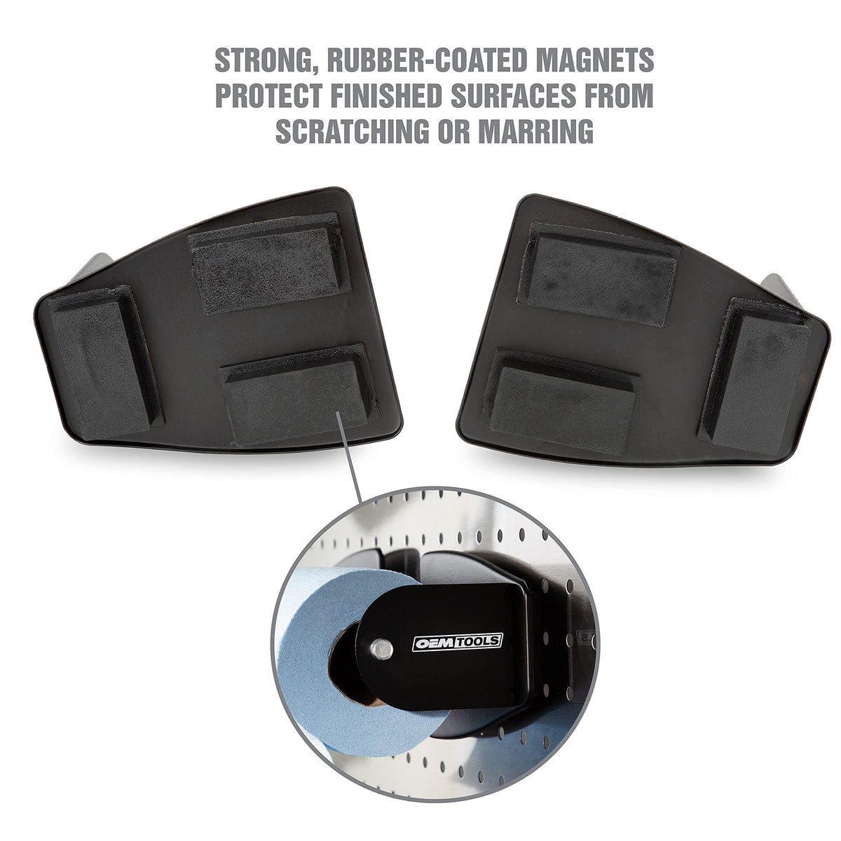 OEMTOOLS 24952 in workshop showing sturdy magnetic hold.