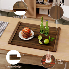 Oenalw stove cover with rubber pads protects cooktops from scratches.