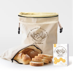 Oerdoh bread bags front view two-pack for daily sourdough storage