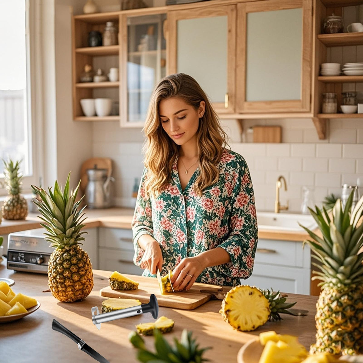 OERPHO pineapple corer is dishwasher safe for easy cleanup.