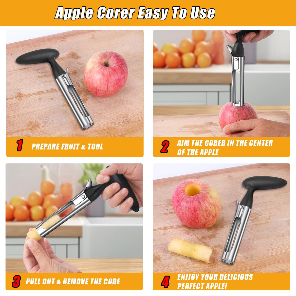 OERPHO ergonomic handle and non-slip grip ready to twist.