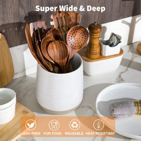 Officepal natural spiral lines and terracotta base evoke warm rustic vibes on the counter.