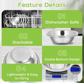 Offiper compact 4 pack stack view for small kitchens and travel