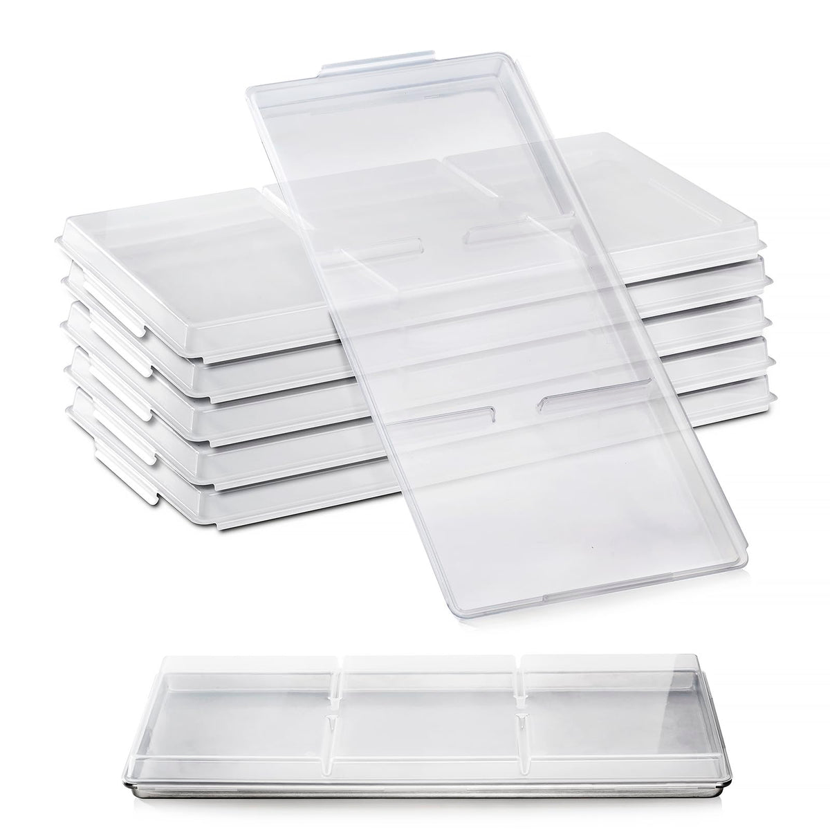 ofhedeve Large Tray Lids with snap-fit for Harvest Right trays, secure and easy to use