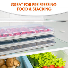 ofhedeve Large Tray Lids enable space-saving stacking for Harvest Right trays