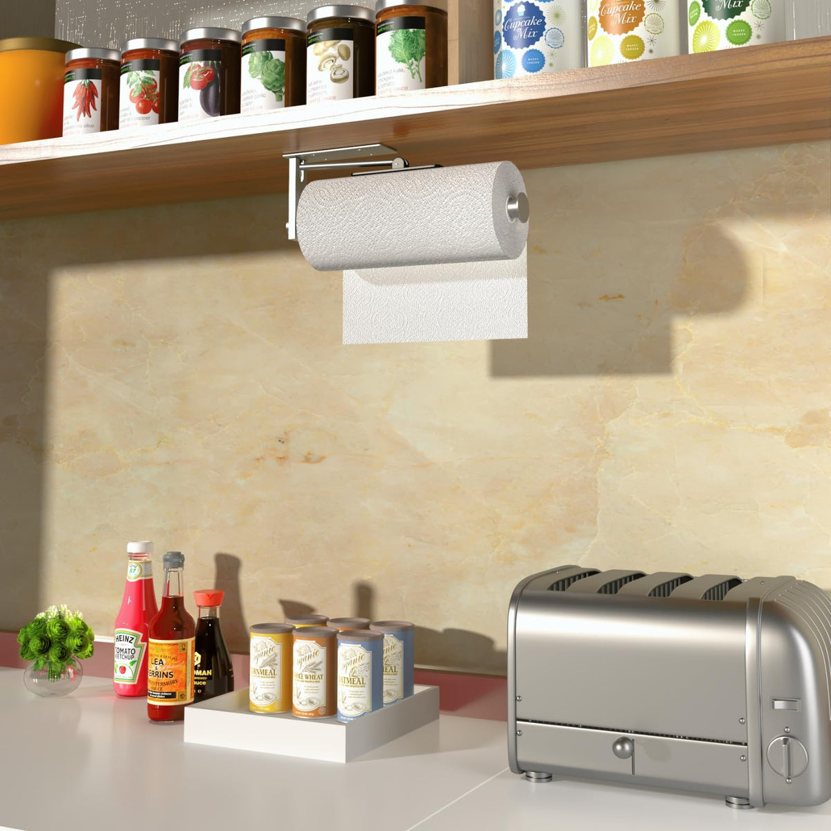 Ofiray-home durable, waterproof, rustproof design protects towels in damp kitchens