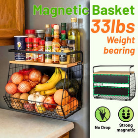 Ofiray-home fruit and vegetable storage bin keeps produce organized and easy to grab.