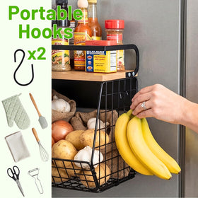 Ofiray-home office break room shelf stores snacks and coffee pods neatly.