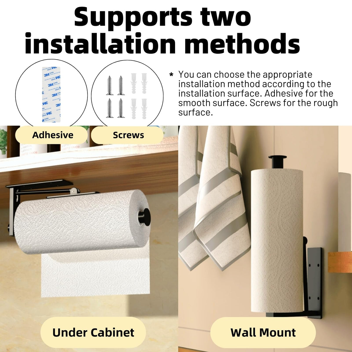 Durable, rustproof design of Ofiray-home towel holder