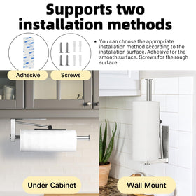 Ofiray-home wall-mount installation shown horizontal and vertical for flexible access