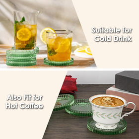 OGANAZI coaster is dishwasher safe for easy cleanup after gatherings.
