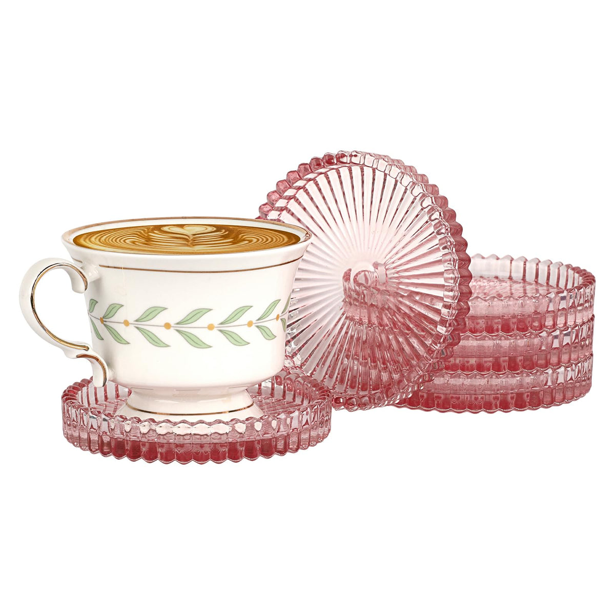 OGANAZI Gift-ready coaster set for home or office use