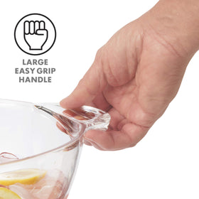 OGGI acrylic party tub is easy to clean by hand