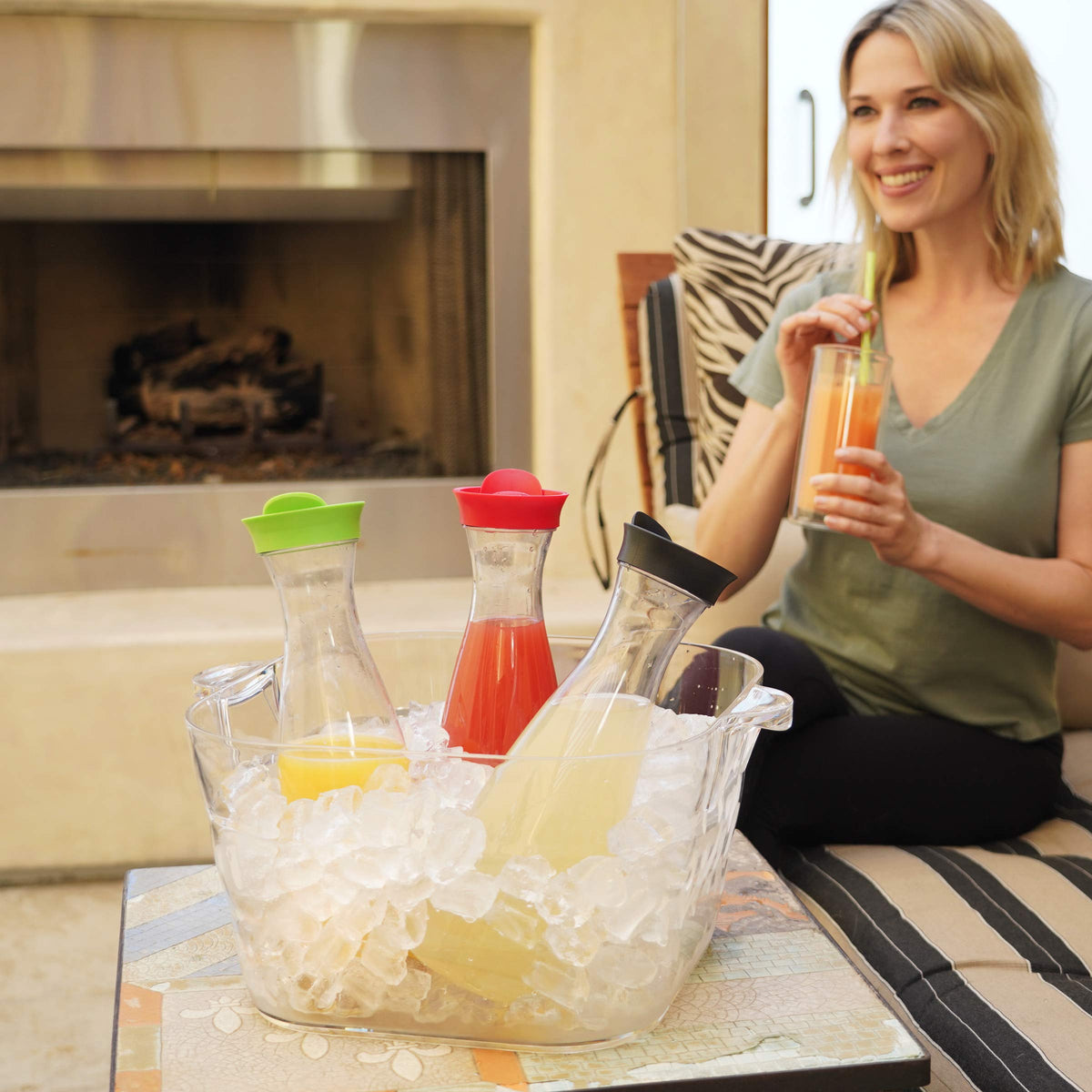 OGGI indoor outdoor use design fits patios and kitchens