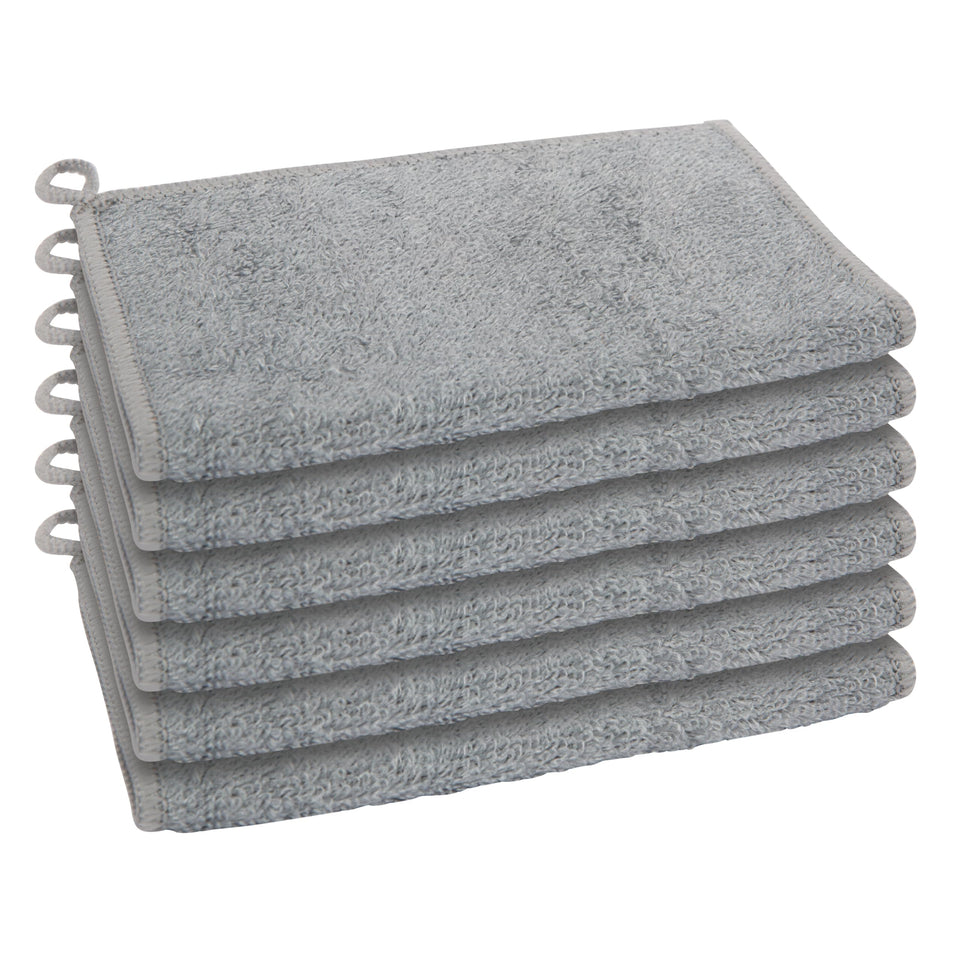 Oggi Bambou absorbent loop-weave cloth soaks up spills quickly for dishes