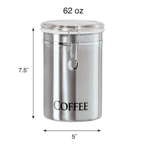 Oggi see-through lid shows beans for quick selection.