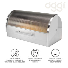 Oggi storage for bread and baked goods helps maintain freshness and reduces clutter.