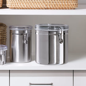 OGGI keeps coffee, tea, sugar, and snacks fresh and accessible.