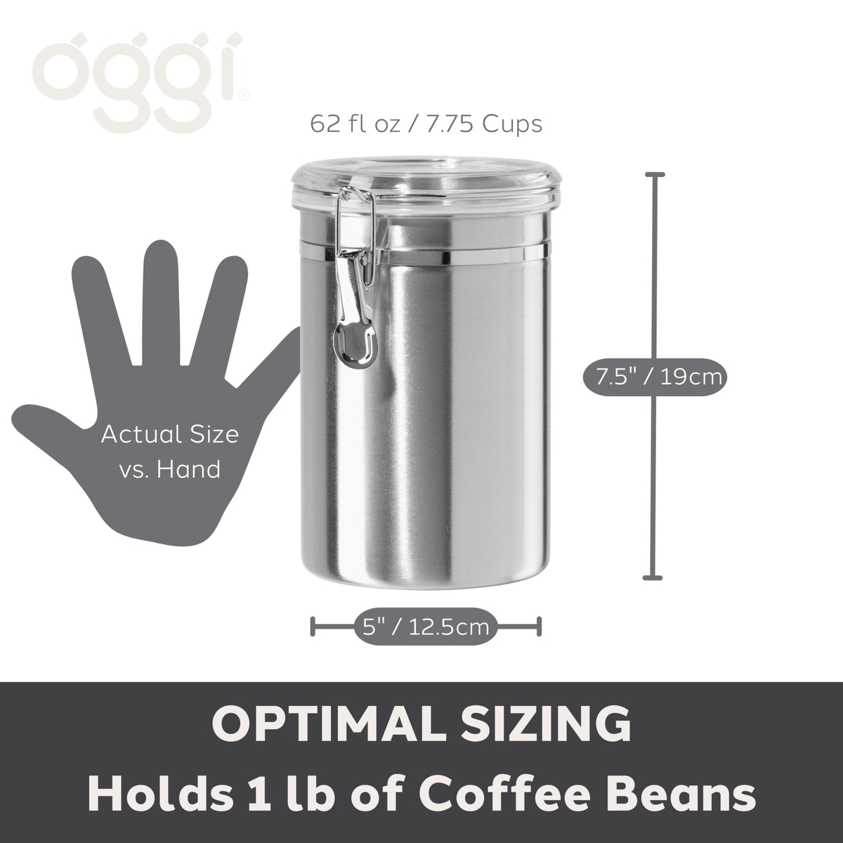 OGGI helps you store grains and flour neatly.