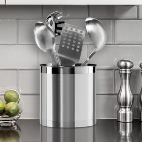 Oggi jumbo utensil holder 7-inch diameter for ample storage