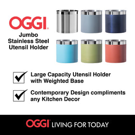 Oggi lifestyle shot of utensil holder in a modern kitchen