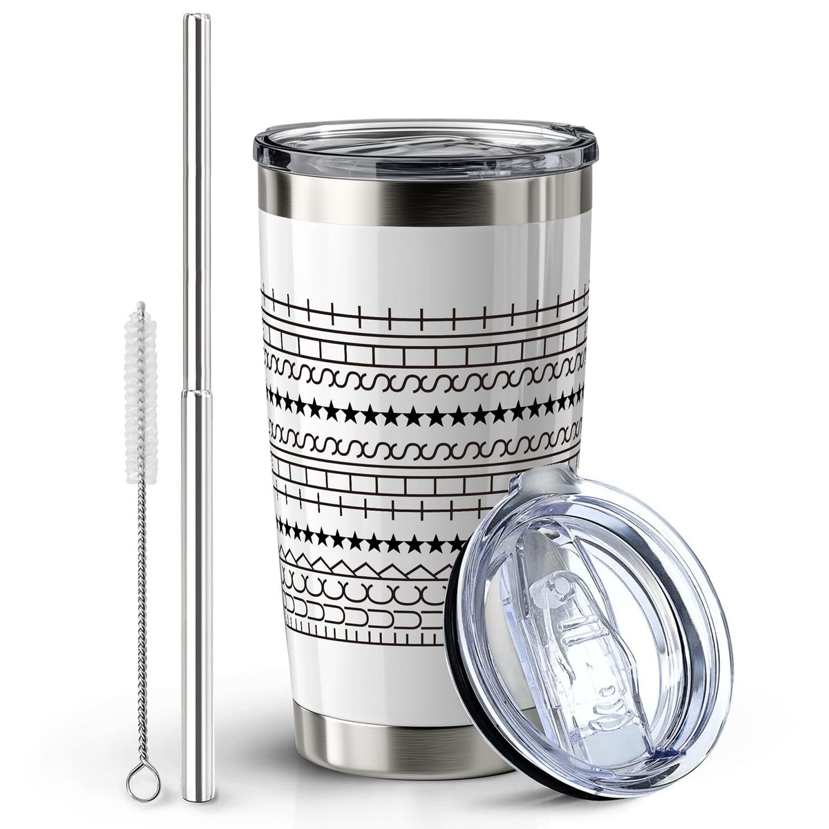 OGGOVIBE Durable stainless steel mug handles icy summers and hot winters reliably.