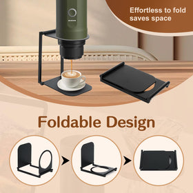 OGNWFUNK Lightweight aluminum stand highlights durable, rust-resistant build.
