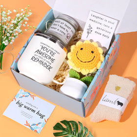 OHATOS Get Well Gifts box top view offers comforting recovery